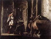 Alexander the Great before the Tomb of Achilles, Johann Heinrich Schonfeldt